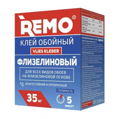 Клей обойный Remo флизелиновый,  (300гр.)