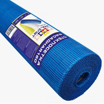 Стеклосетка фасадная PUFARPRO 160 г/м2, 5 мм X 5 мм. (30 м) 